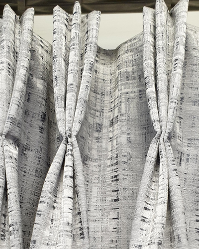 Triple pencil pleat curtains